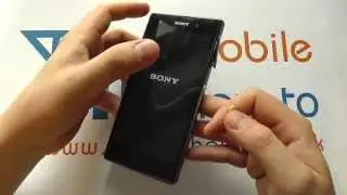 How To Switch On & Off -  Sony Xperia Z1