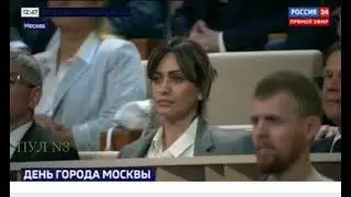 Путин - поздравил москвичей с днем города!