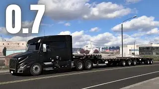 0.7 DOEPKER B-train  Drop Deck Trailer