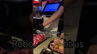 This Robot brought us dinner #shorts
