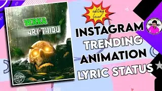 How to make trending whatsapp status | Lyrics Video Editing Tutorial In Alight Motion Tamil