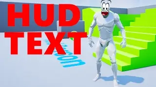 Unreal Engine 4  - HUD - TEXT DISPLAY