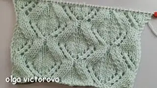 В СТИЛЕ КУЧИНЕЛЛИ КРАСИВЫЙ КРУПНЫЙ АЖУР СПИЦАМИ 878 Вязание Узоры спицами