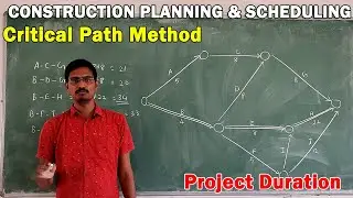 Finding the Critical Path, duration and Project Duration, Critical Path Method, float, EST, EFT, LST