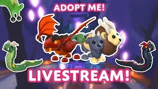 🎃WE PLAY THE NEW MINIGAMES!🎃 Adopt Me Halloween Livestream!