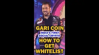 Free Airdrop Chingari Gari Token Whitelist | Crypto Coin Gari Salman Khan 