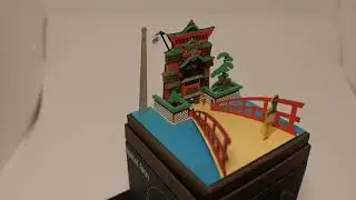 Sankei Ghibli Papercraft #11, Spirited Away - Chihiro and The Bath House