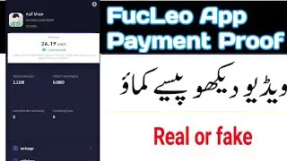 Fucleo App | Earning App Fucleo | Online Earning investment | Watch and Earn money Fucleo investment