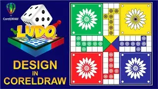 Ludo Design in CorelDraw | coreldraw tutorial | KH Graphics