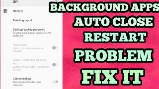 Auto Close Background Apps In Android| Auto Close Recents Apps In Mi Phones| Background Apps Close