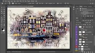 Marker Illustration Photoshop Action Tutorial