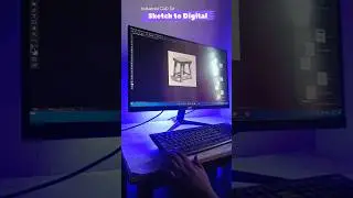 Sketch to Digital Rendering in Photoshop