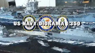 US Navy Diorama 1:350