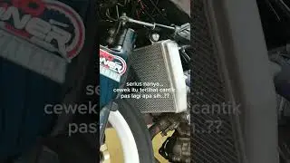 Radiator ES2 di motor MX king modifikasi balap roadrace komorod part-2 #shorts