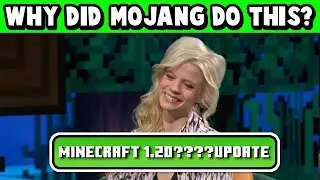 WHY DID MOJANG DO THIS??? Minecraft 1.20 & Minecraft Live 2022