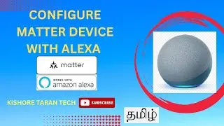 Home Automation - Configure Matter Device with Alexa Echodor(HUB) with voice Assistant