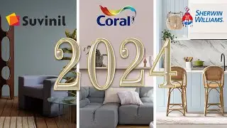 TENDÊNCIAS DAS CORES PARA PINTAR A CASA EM 2024 - CORES DO ANO 2024
