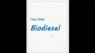 CBSE Class 12th Chemistry Project File BIODIESEL