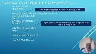Accessing data from Excel file using C program