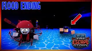 The Escape (Story)- Full Walkthrough (Flood escape ending) | ROBLOX