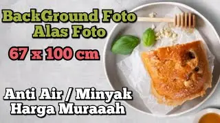 Background Foto Video || Alas Foto Video Besar Murah Anti Minyak & Air