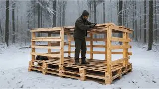 No one believed I could build THIS out of ordinary pallets in 83 hours