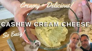 Cashew Cream Cheese - Plant-Based!  #livingthealleyway