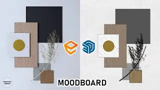 MOODBOARD PARA DISEÑO DE INTERIORES EN ENSCAPE
