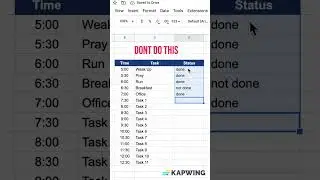 How to use checkbox in Google Sheets #shorts  #googlesheets