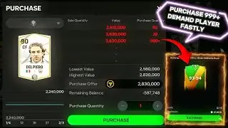 HOW TO COMPLETE 93 - 94 EXCHANGE EVENT AND PURCHASE 999 + DEMAND PLAYER  #fcmobile24 #fcmobile