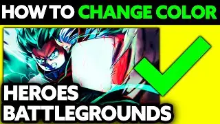 How To Change Color in Heroes Battlegrounds Mobile (2024) - Step by Step