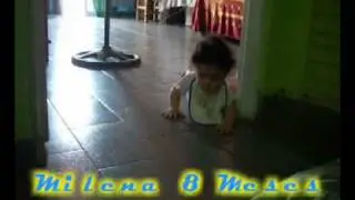 Milena a los 8 Meses