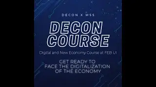 DECON Course - Session 9: Decentralized Technology -  Blockchain, Crypto, GameFi & Metaverse