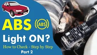 Toyota Corolla ABS Warning Light ON? Diagnosis Steps Part 2