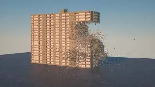 Building destruction with tyflow