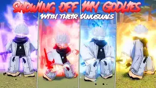 AUT | SHOWING OFF MY GODLIES WITH THEIR UNUSUAL SKINS | Gojo, Shanks, Cid, Kuro, Kars, Reaper