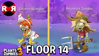 Plants vs Zombies 3 - FLOOR 14 - iOS / Android Gameplay