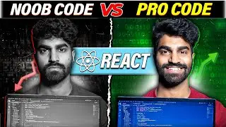 React Noob Code vs Pro Code | Junior Developer vs Senior Developer Code
