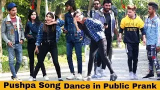 Pushpa srivalli Dance In Public 😂 Prank@crazycomedy9838