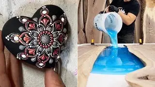 Satisfying ART for stress relief. 3 ￼￼￼min of Creativity compilation
