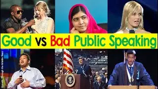 Good vs Bad Public Speaking: Examples & Annotations