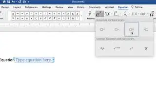 How to type partial eta squared in Word (and other equations)