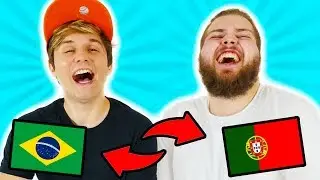 I CHANGED LANGUAGE WITH THE  GREATEST PORTUGUESE YOUTUBER ☆ ft Wuant ☆