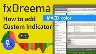 📈How to build a forex robot by fxDreema - Add Custom Indicator (MACD_color) Step by Step (EA)