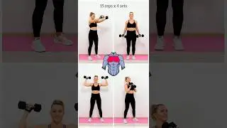 ✅ 4 Simple Exercises for a Complete @Home Chest Workout💪 Standing Chest Workout🚶‍♀️#nogym