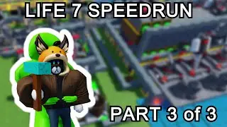 BLOCK TYCOON SPEEDRUN/TUTORIAL! LIFE 7! NO EDITS! NO BOOST PART 3!(BLOCK TYCOON)