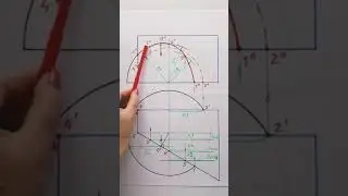 Пересечение полусферы и призмы