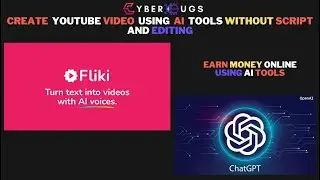 Create Youtube Videos Without Script and video editing | Use Fliki & Chatgpt AI Tools | Earn Money