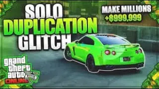 SUPER EASY SOLO DUPLICATION GLITCH - MAKE MILLION SUPER FAST
