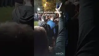 Qəbələ şəhidlərini yola salir 21.09.2023